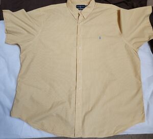 Polo by Ralph Lauren Men's Light Yellow Shirt